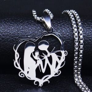 Nightmare Before Christmas Sally Jack Necklace